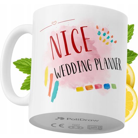 Tazza divertente e umoristica per wedding planner, ideale per caffè e tè, con grafica e testo divertenti. Tazza perfetta per compleanni, onomastici e festività. Tazza premium per occasioni speciali, p (1/5)
