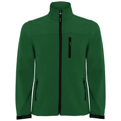 Chaqueta SoftShell de 2 capas de manga raglán con cremallera sellada  ANTARTIDA ROLY XXL Verde Botella