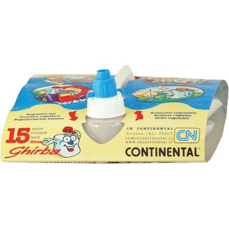 CONTINENTAL - Jerrican alimentaire Ghirba souple 15L, robinet et poignée (1/3)