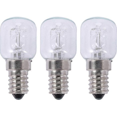 3 E14 500°C Halogen-Backofenlampen, 25W, Quarz-Heizlampe, kompatibel mit Haushaltsgeräten (1/5)