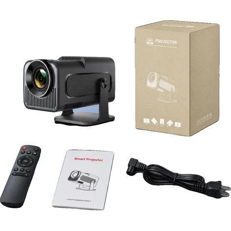 Proyector con fuente de luz LED, 200 lúmenes ANSI, proyector de bajo nivel de ruido. (1/2)