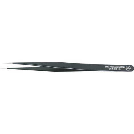 Wiha Pinzas de precisión Professional ESD de tipo SS 135 mm (32326)