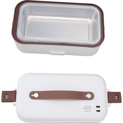 Boîte-repas électrique portable 0.4L, chauffage rapide et étanche, pour bureau, école et maison, avec prise UE 220V