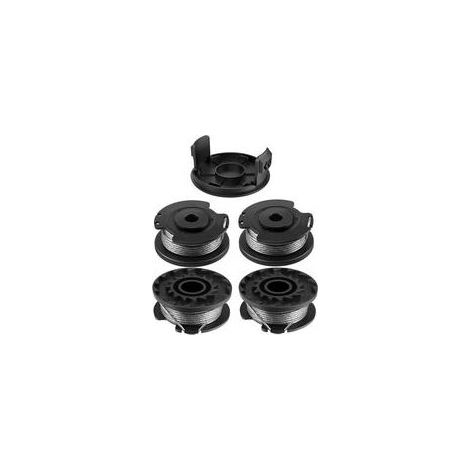 5 Stück F016800569 Ersatz-Trimmerfadenspulen für Bosch EasyGrassCut, F016800385 Ersatz-Trimmerfadenspule kompatibel mit ART 23SL und ART 26SL (4 Stück + 1 Stück) (1/5)