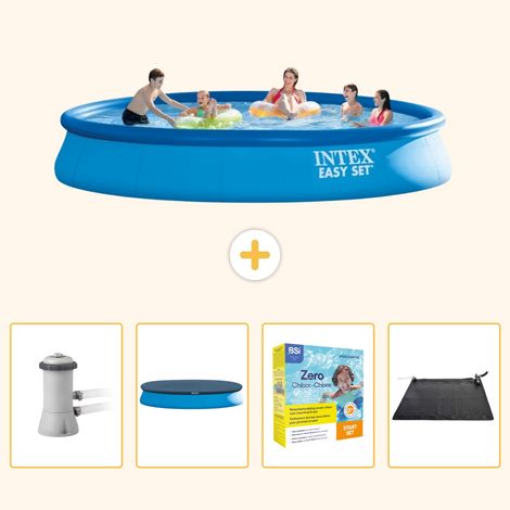 Intex Piscine Easy Set Ronde - 457x84 cm - 5-pièces S234 (1/5)