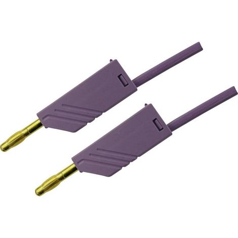 SKS Hirschmann MLN 100/2,5 Cordon violeta de medida 1 m