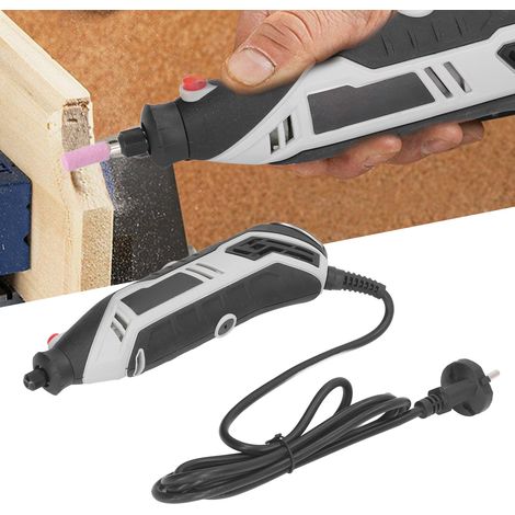Petit ensemble de meuleuse électrique portative pour le polissage de sculptures en jade, machine de meulage multifonctionnelle, mini micro-meuleuse, norme européenne 220-240V. (1/5)