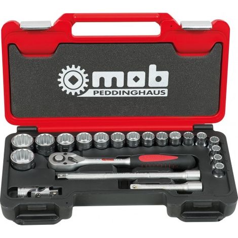 MOB - Box medium 1/2 21 pieces 12 pans cliquet poir