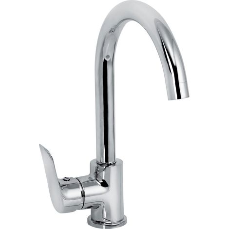 Bristan SE SNK C Seltz Monobloc Kitchen Tap Chrome Single Lever + Flexi Fixings (1/2)