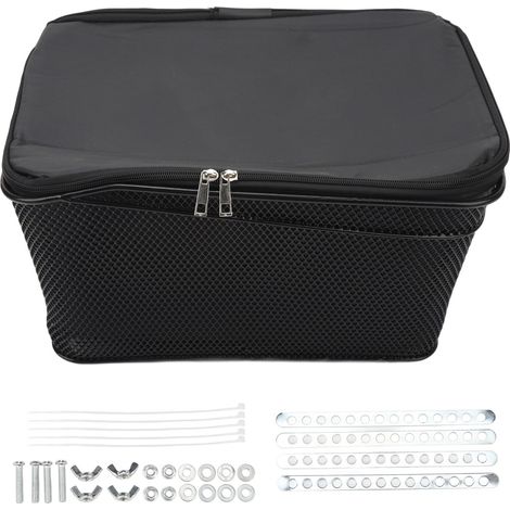 Panier de vélo arrière, capacité de 20l, roulement de 20kg, sac de rangement étanche pour l'extérieur (1/5)