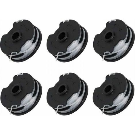 Set of 6 Replacement Spools for Parkside PRTA 20-Li C3 Cordless Brush Cutter IAN351753 MUMU (1/4)