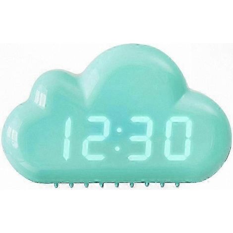 Réveil intelligent LED en forme de nuage avec commande vocale, 1966 DesignBlue (1/4)