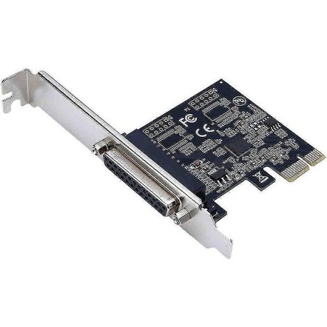 AX99100 25-polige DB25 PCIe Parallelport-Erweiterungskarte (LPT-Drucker-zu-PCI-E-Express-Kartenadapter) (1/4)