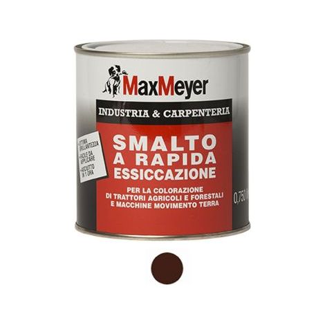 SMALTO RAPIDA ESSICCAZIONE MAX MEYER LT. 0,75 Marrone Mogano