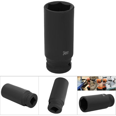 1/2 Zoll 21/22/24 mm 6-Punkt-Tiefbett-Schlagnuss für Druckluftschrauber (1/5)