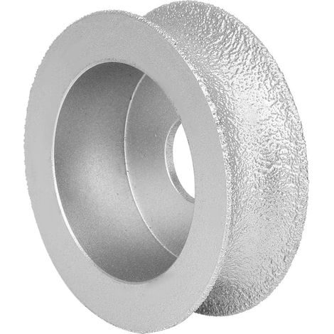 Meule Diamantée, Meule en Pierre Meule Diamantée Brasée Meule Abrasive Concave Meule Poncage pour Verre Céramique Pierre Carbure Béton Marbre Granit Brique Maçonnerie(Concave grinding wheel 2.0) (1/5)