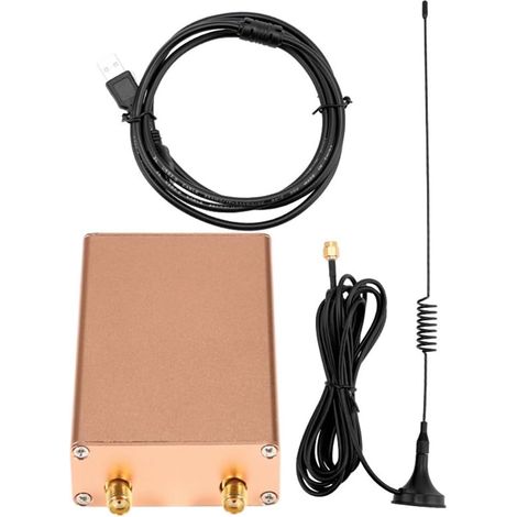 Récepteur Radio RTL SDR 100 KHz-1,7 GHz AM FM Pleine Bande UV HF RTL-SDR USB Tuner Dongle Interphone UV à Large Bande à Ondes Courtes (1/5)