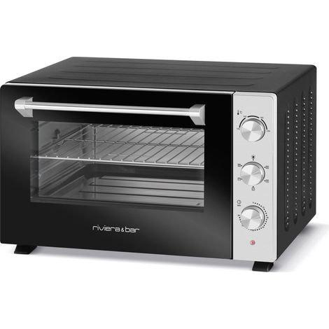 Minifour grill 30L – 1500W – 3 positions plateau – Cuisson par convection et rotisserie – QFR300 – Riviera & Bar