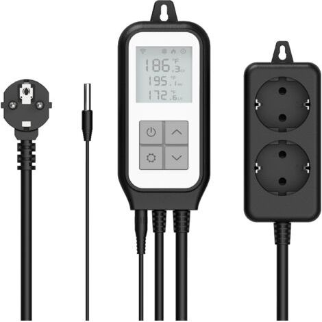Interrupteur intelligent WiFi thermostat de température numérique prise de courant chauffage mode refroidissement aquarium brassage maison contrôle de la vie intelligente