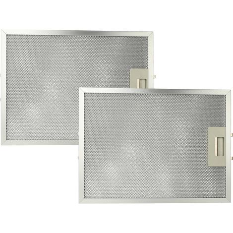 vhbw 2x Filtro metálico de grasa compatible con turboair C991IS-HI/A 60x90 IX T5102665000 campana extractora - 32,7 x 24,1 x 1,06cm metal