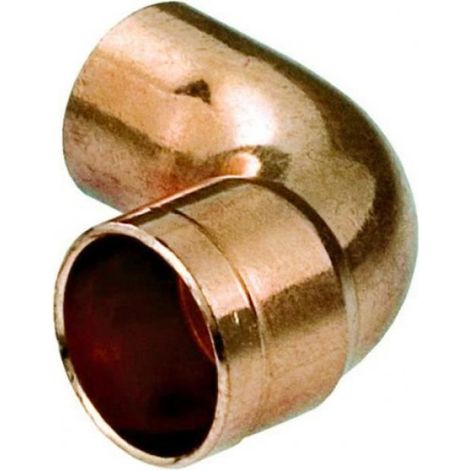 Raccord Coudé Cuivre - Soudure Douce - Mâle x Femelle - Diamètre 15 mm - Pour Installations Eau et Chauffage