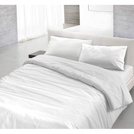 Parure Copripiumino Double - Casa - Per Salotto, Divano - Protettivo - Bianco in Cotone - 200 x 200 cm (1/4)