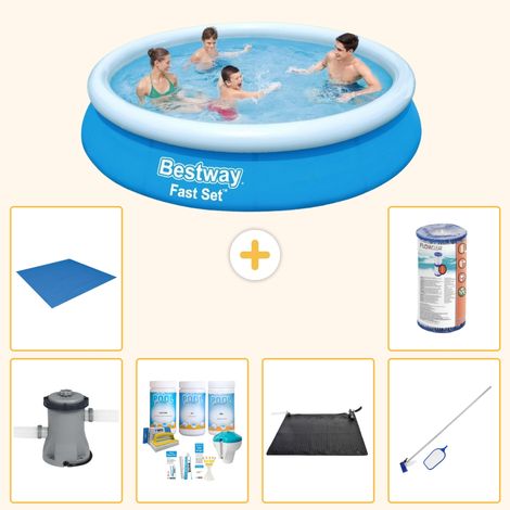 Bestway Bestway Fast Set Ronde - 366x76 cm - 7-pièces  S22019 (1/3)