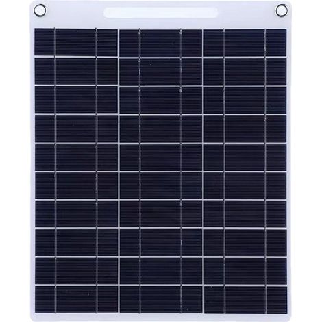 Panneau solaire flexible en silicium polycristallin de 10 W : haute efficacité, durable et idéal pour la recharge de téléphones portables en extérieur (1/5)