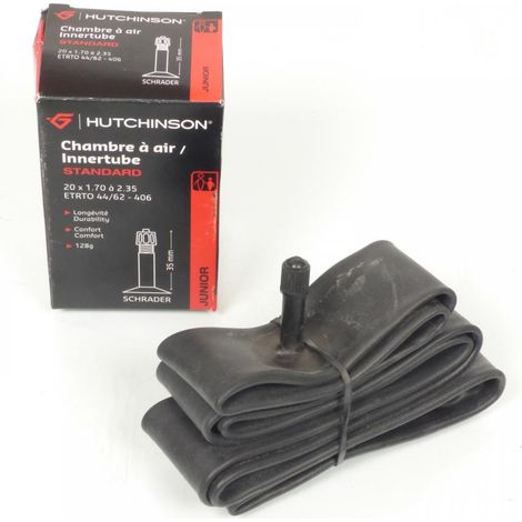Chambre à air pour velo Hutchinson 20x1.70 à 2.35 / 44/62-406 (1/3)