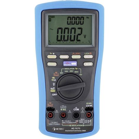 Metrel MD 9070 Appareil de mesure de l'isolation 50 V, 100 V, 250 V, 500 V, 1000 V 25.0 GΩ S004541 (1/2)