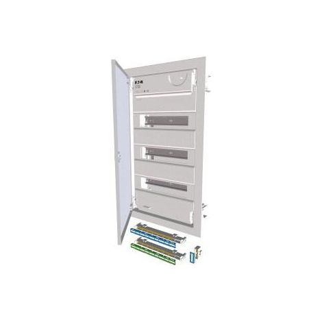 EATON 178819 DE DISTRIBUTION À ENCASTRER EN TÔLE D'ACIER 3 RANGÉES DE PORTE PLAT (1/4)
