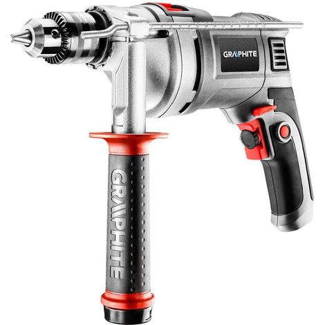 Trapano a percussione 720w mandrino a chiave 13mm graphite 58g727 (1/2)