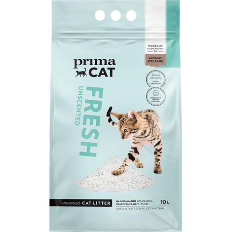 Litière hygiénique pour Chat, Argile Longue durée, 10 L (8,7 kg) (1/5)