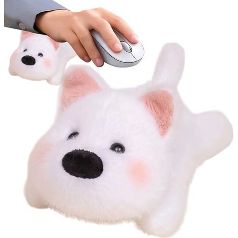 Peluche Animale Douce Animale Mignonne et,Statuette Peluche Chien Décoration De Table pour Enfant Garçon Fille Amie Épouse Ami Sœur Salon Chambre Chambre de Bébé