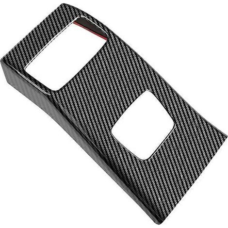 Auto Carbon Fiber Hinten Klimaanlage Vent Outlet Rahmen Anti-Kick Panel Abdeckung für 2021 2022 RHD (1/5)