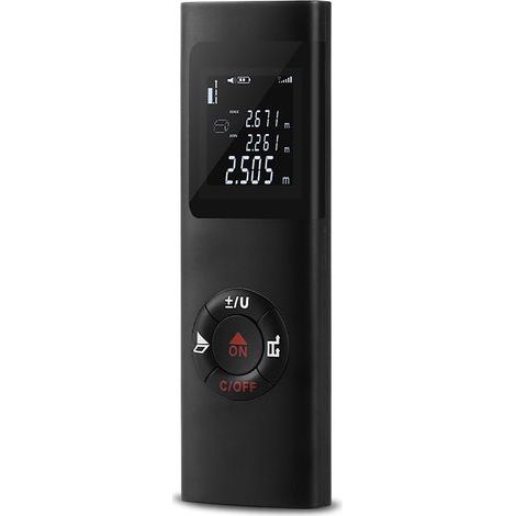 Télémètre Laser Metre Laser Niveau Laser, Laser telemetre Laser avec Rétroéclairage LCD Mesure du théorème (1/5)