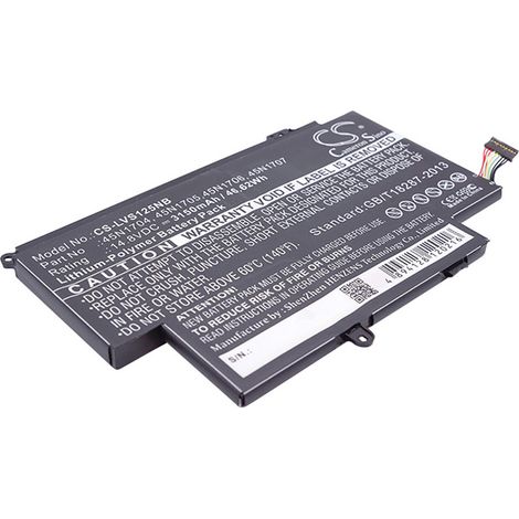 NX - Batterie ordinateur portable compatible Lenovo 14.8V 3150mAh - 45N170445N1 (1/5)