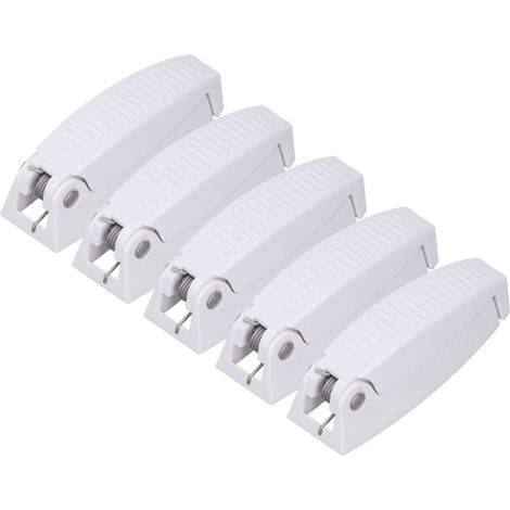 Loquet de porte de camping-car en plastique ABS, 5 pièces, loquet de bagages, Clips de support de rangement pour remorque de camping-car