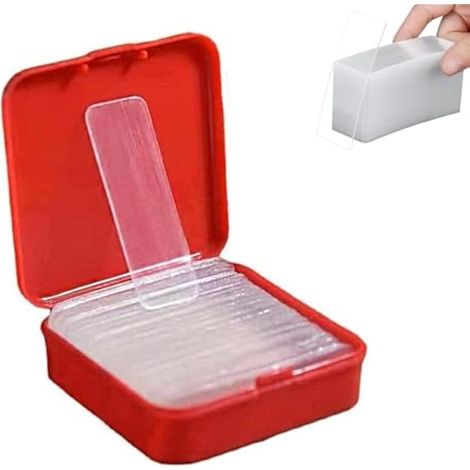 120 Pièces Ruban AdhéSif Double Face Extra Fort, Ruban Adhésif Multifonctionnel et Réutilisable Transparent Lavable Nano Tape Fixation de Divers Objets Dans Voitures, Cuisine, Domicile ou Bureau (1/4)