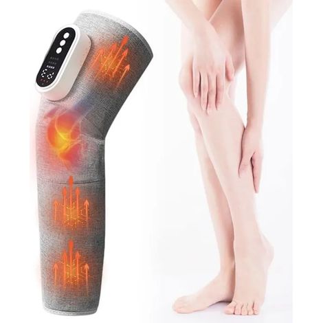 Appareil de massage des jambes,sans fil,3 en 1,3 intensités et 3 modes,pour les jambes,les lipœdèmes,les cuisses,les mollets et les (1/5)