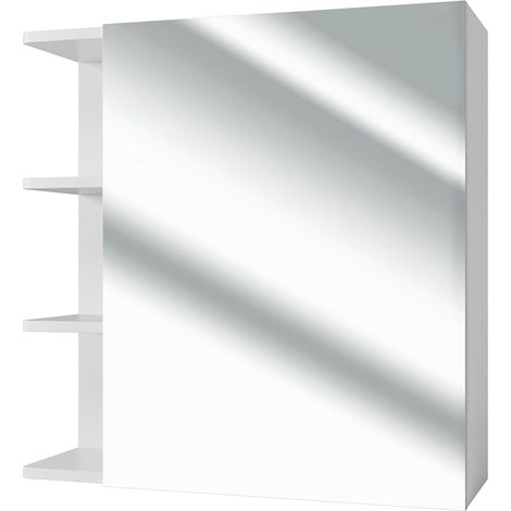 Badspiegelschrank Fynn, Weiß, 62 x 64 cm, Vicco (1/5)
