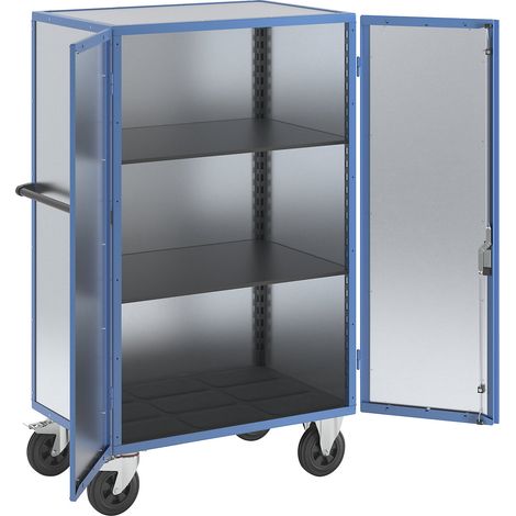 eurokraft pro, Armoire roulante, portes battantes en tôle