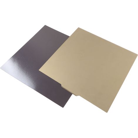 Plaque magnétique flexible en acier PEI lisse et dépoli pour imprimante 3D Ender 5 Plus, 377 x 370 mm (1/5)