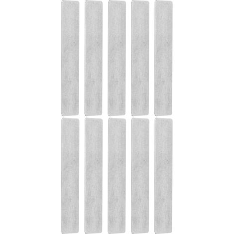 Clapet Compresseur Air Plaque de Soupape Rectangulaire 10 PièCes, Plaque de Soupape en Fonte Taille Standard pour Compresseur D'Air, Valves de Remplacement pour Cylindre de 51 mm pour 0,75-1,5KW (1/4)