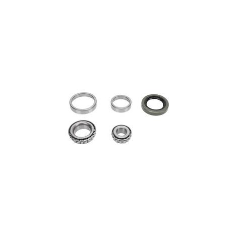 Kit de rodamientos para ruedas de remolque: 5 piezas de acero aleado con junta y protector integrados.