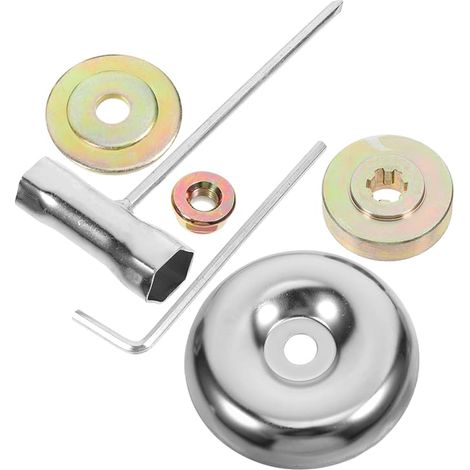 Toddmomy 6 Pièces Kit Entretien Complet pour Débroussailleuse et Coupe Bordures avec Adaptateur de Lame de Tondeuse à Gazon Outils et Accessoires pour Maintenance Facile (1/5)