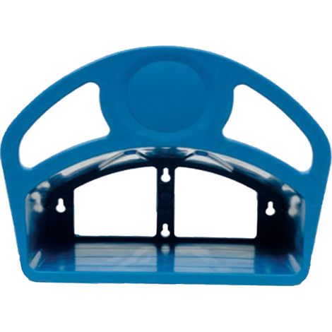 PLUVIA Soporte de pared para manguera fabricado en plástico color azul