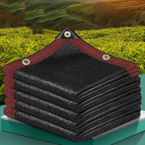 Filet d&aposOmbre 2x4m, Protection Solaire pour Balcon, Serre et Jardin - Toile d&aposOmbrage Agricole avec Trous (1/5)