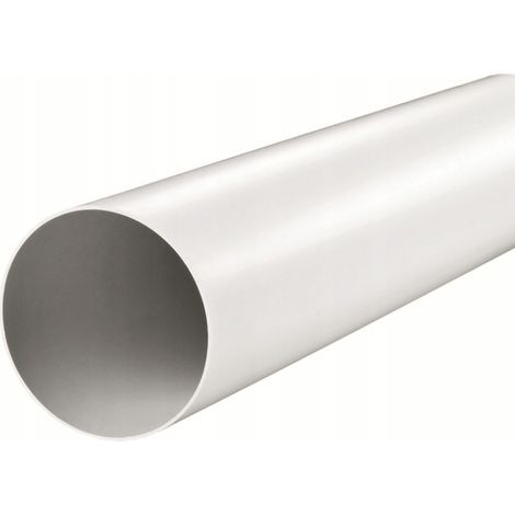 Rundkanal 100 mm 1 m PVC VENTS 1100-4 (1/5)