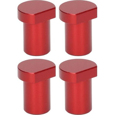 4 pièces blocs de limite de bureau pour le travail du bois, bloc de carte de limite d'établi pour le travail du bois 20mm de diamètre Rouge-LIAIKI (1/5)